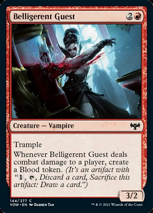 Belligerent Guest [Innistrad: Crimson Vow] - MTG Single
