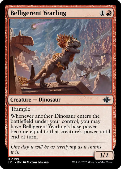 Belligerent Yearling [The Lost Caverns of Ixalan] - MTG Single