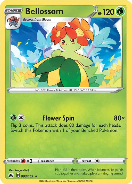 Bellossom (003/159) [Sword & Shield: Crown Zenith] - Pokemon Single