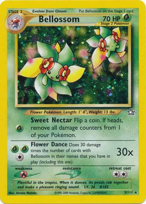 Bellossom (3/111) [Neo Genesis Unlimited] - Pokemon Single