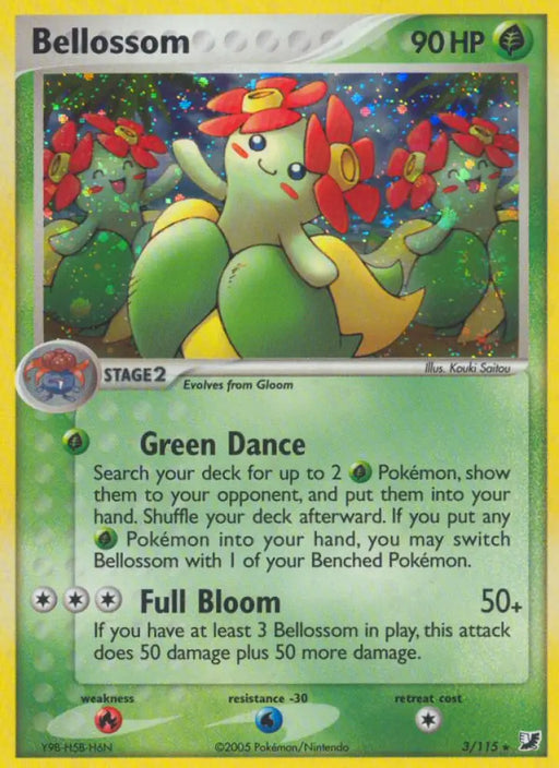 Bellossom (3/115) [EX: Unseen Forces] - Pokemon Single