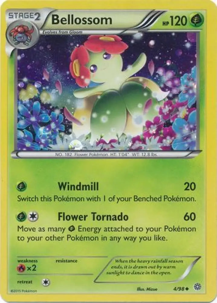 Bellossom (4/98) (Cosmos Holo) [XY: Ancient Origins] - Pokemon Single
