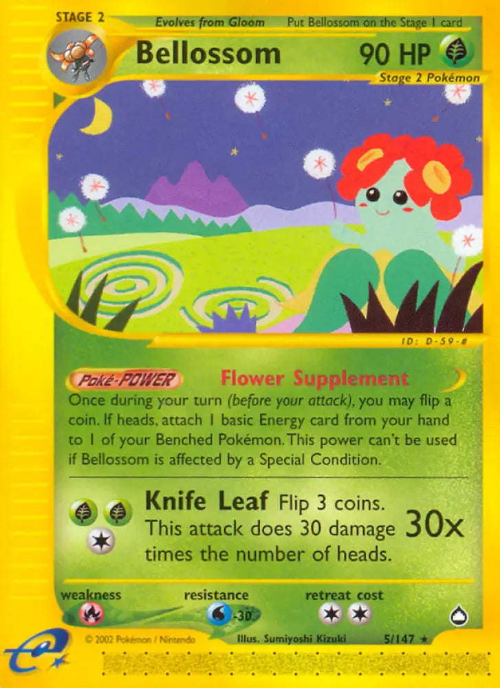 Bellossom (5/147) [Aquapolis] - Pokemon Single