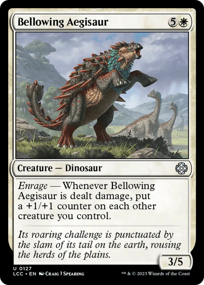 Bellowing Aegisaur [The Lost Caverns of Ixalan Commander] - MTG Single