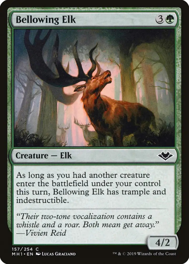 Bellowing Elk [Modern Horizons] - MTG Single