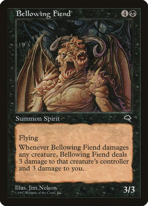 Bellowing Fiend [Tempest] - MTG Single