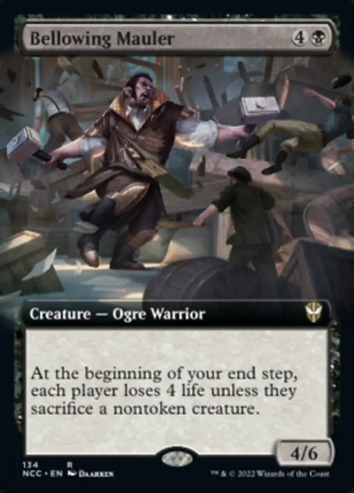 Bellowing Mauler (Extended Art) [Streets of New Capenna Commander] - MTG Single