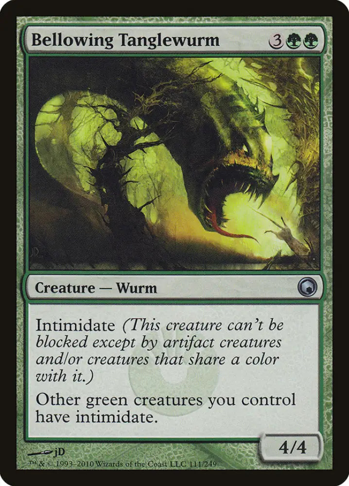 Bellowing Tanglewurm [Scars of Mirrodin] - MTG Single