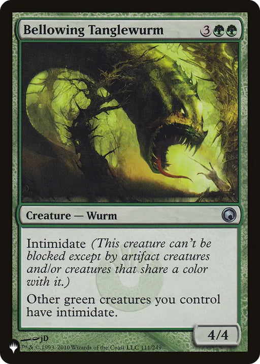 Bellowing Tanglewurm [The List] - MTG Single