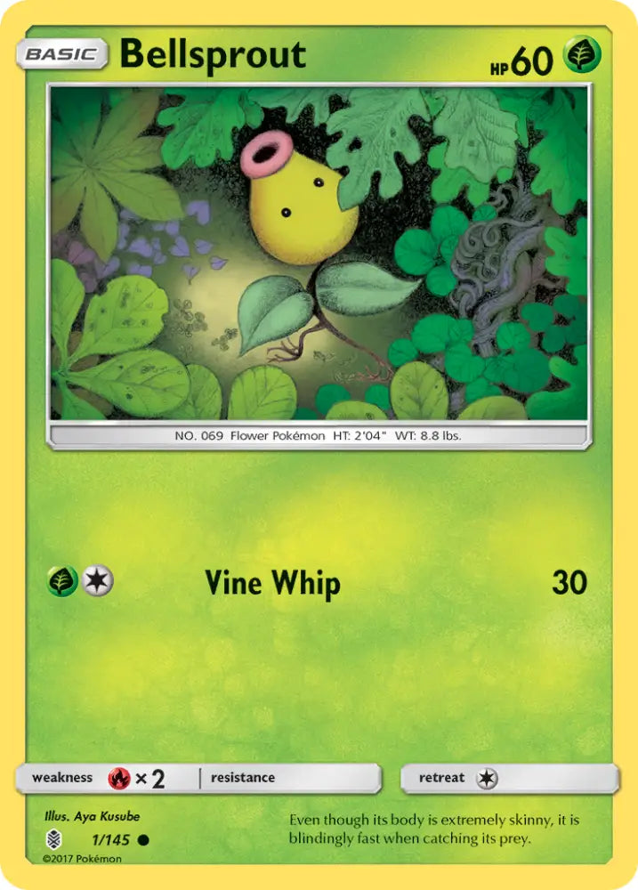 Bellsprout (1/145) [Sun & Moon: Guardians Rising] - Pokemon Single