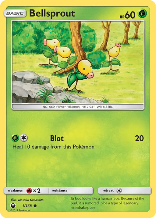Bellsprout (1/168) [Sun & Moon: Celestial Storm] - Pokemon Single
