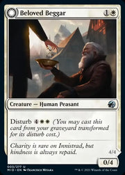 Beloved Beggar // Generous Soul [Innistrad: Midnight Hunt] - MTG Single