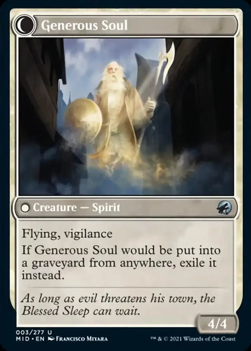 Beloved Beggar // Generous Soul [Innistrad: Midnight Hunt] - MTG Single