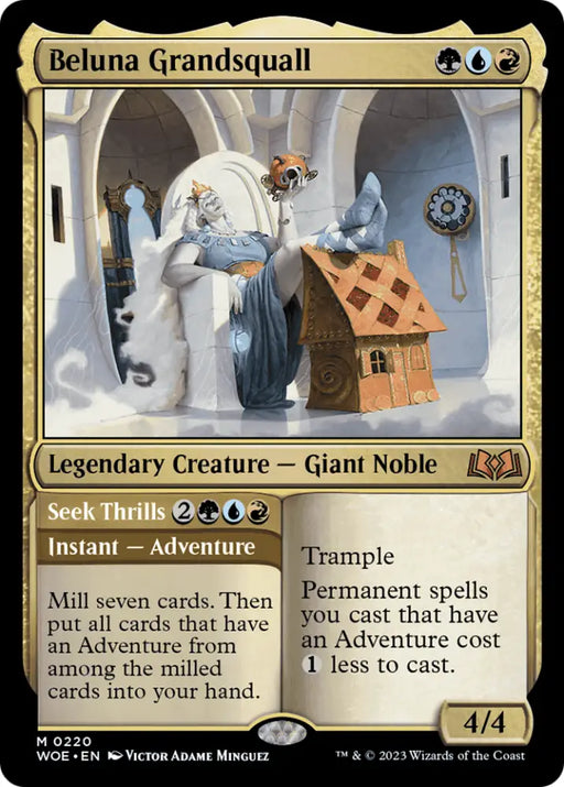 Beluna Grandsquall // Seek Thrills [Wilds of Eldraine] - MTG Single
