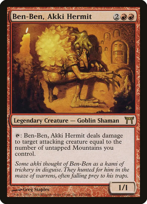 Ben-Ben Akki Hermit [Champions of Kamigawa] - MTG Single