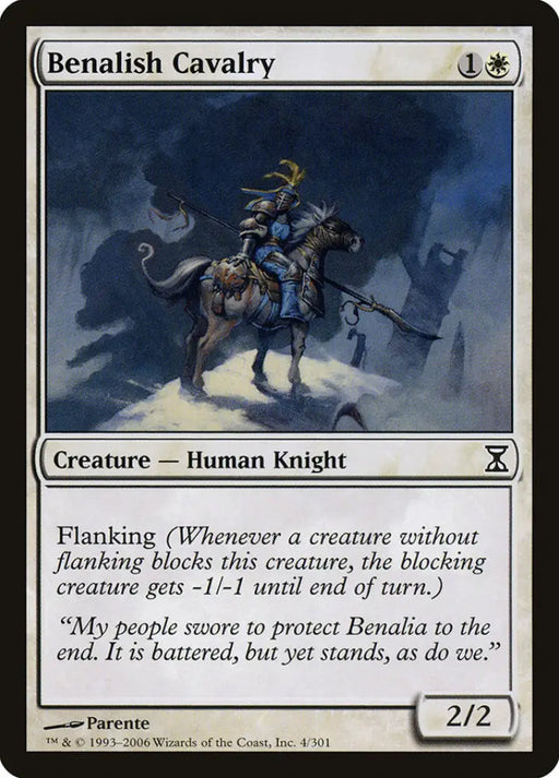 Benalish Cavalry [Time Spiral] - MTG Single
