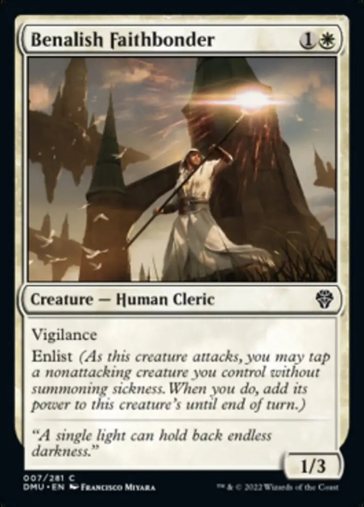 Benalish Faithbonder [Dominaria United] - MTG Single