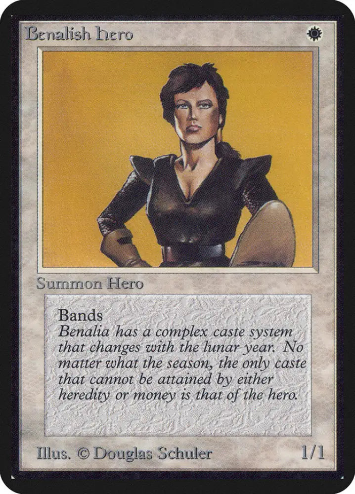 Benalish Hero [Alpha Edition] - MTG Single