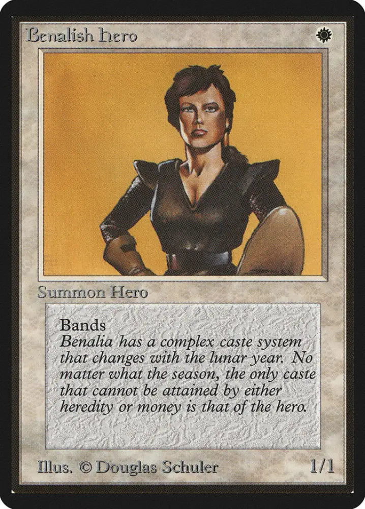 Benalish Hero [Beta Edition] - MTG Single