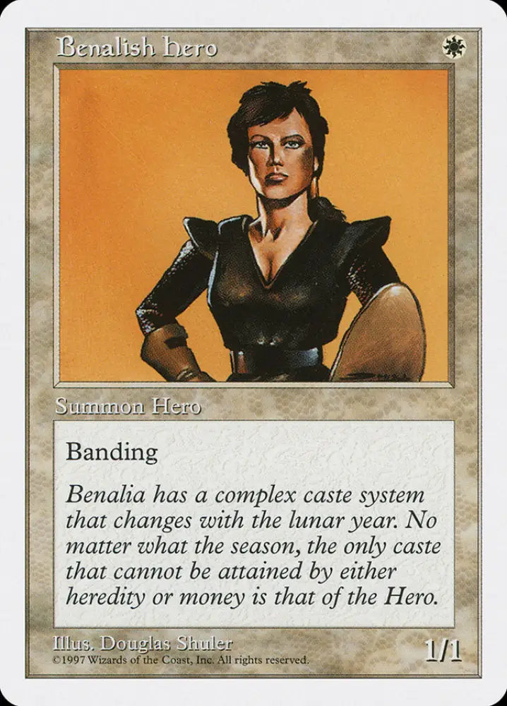 Benalish Hero [Fifth Edition] - MTG Single