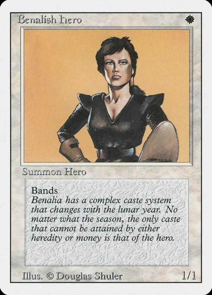 Benalish Hero [Revised Edition] - MTG Single