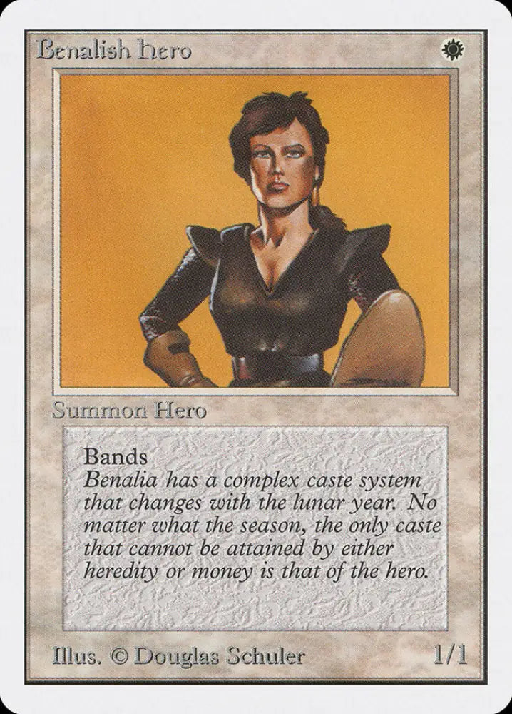 Benalish Hero [Unlimited Edition] - MTG Single