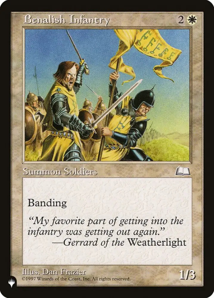 Benalish Infantry [The List] - MTG Single