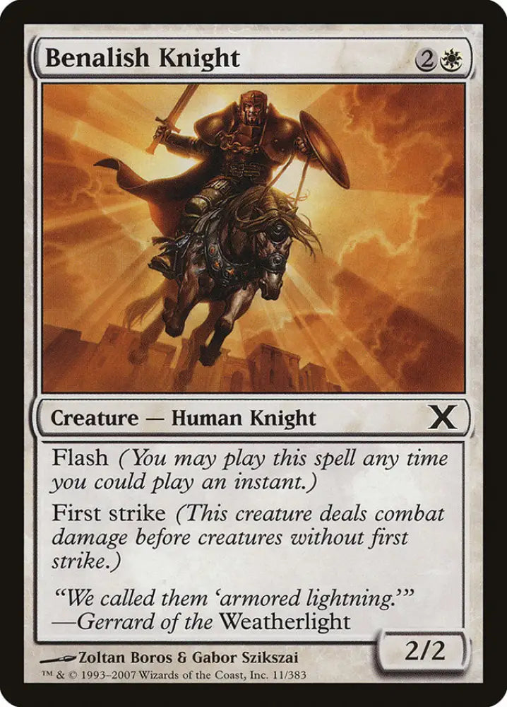 Benalish Knight [Tenth Edition] - MTG Single
