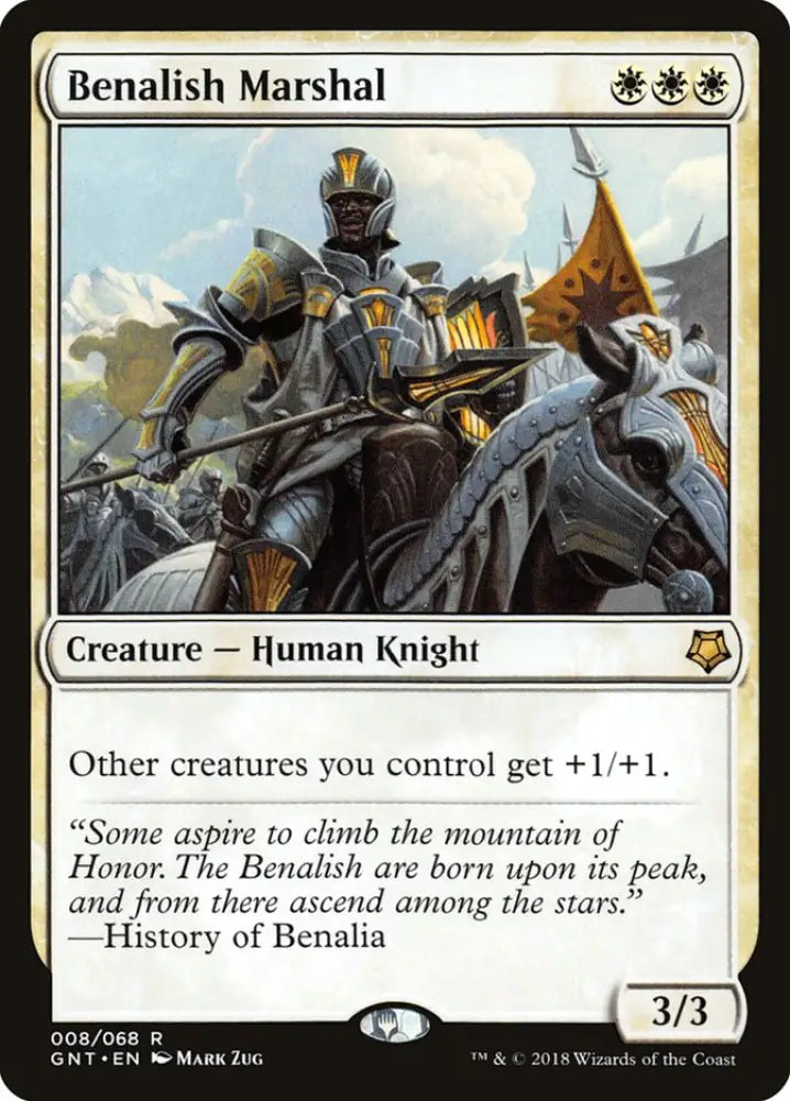 Benalish Marshal [Game Night 2018] - MTG Single