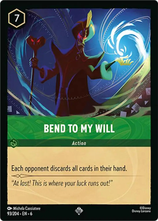 Bend to My Will (93/204) [Azurite Sea] - Lorcana Single