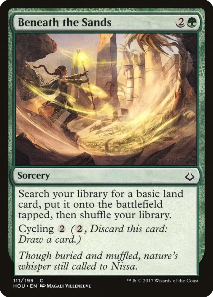 Beneath the Sands [Hour of Devastation] - MTG Single