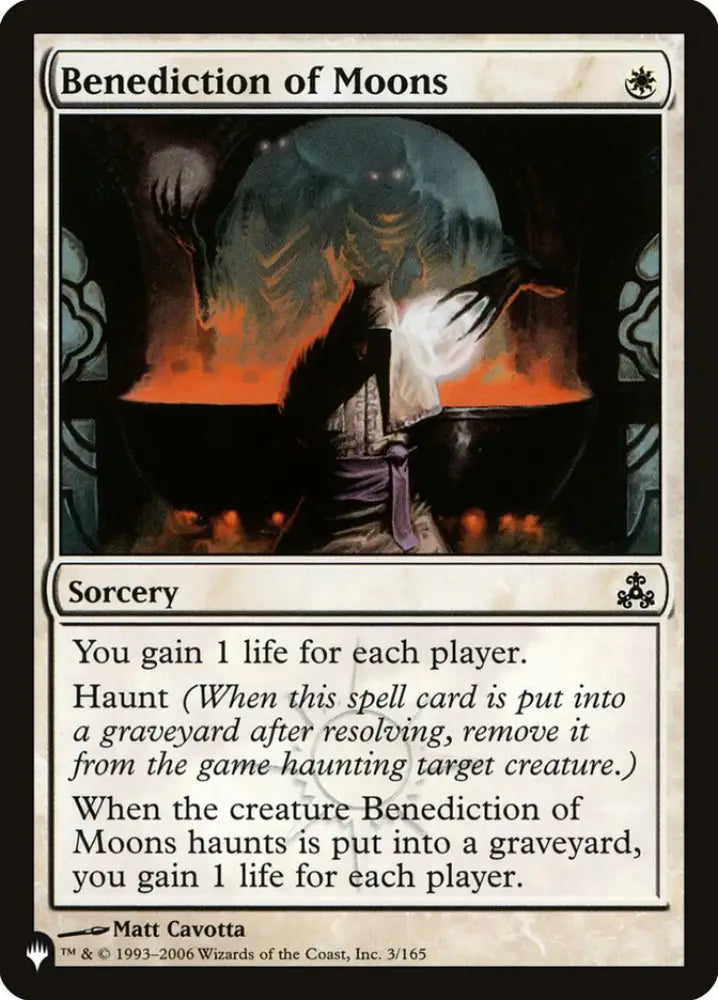 Benediction of Moons [The List] - MTG Single
