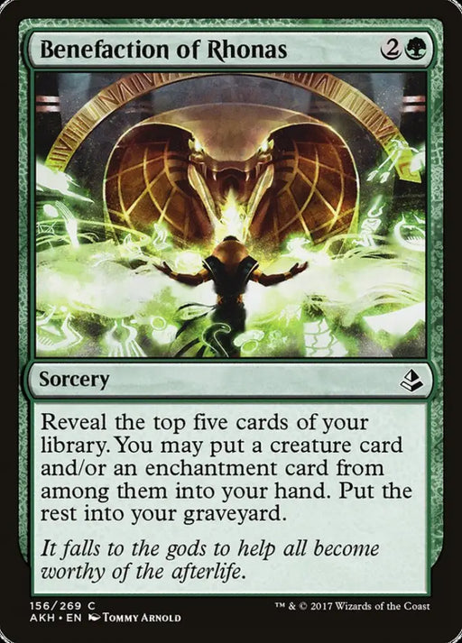 Benefaction of Rhonas [Amonkhet] - MTG Single