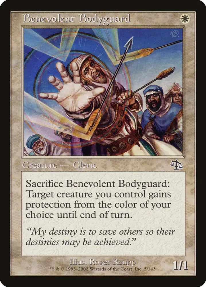 Benevolent Bodyguard [Judgment] - MTG Single