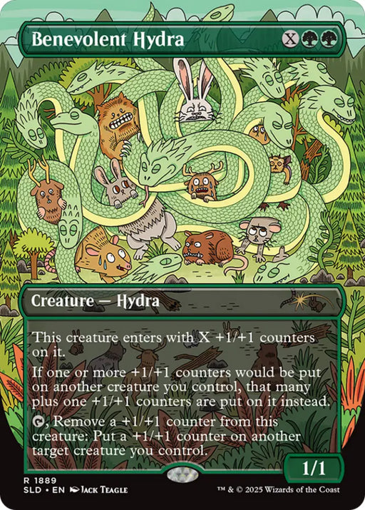 Benevolent Hydra (Rainbow Foil) [Secret Lair Drop Series] - MTG Single
