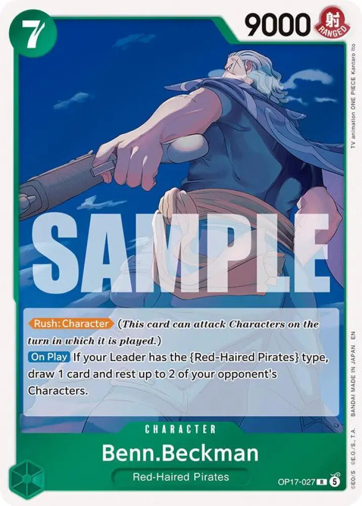 Benn.Beckman (OP17-027) [The World's Strongest Warriors]