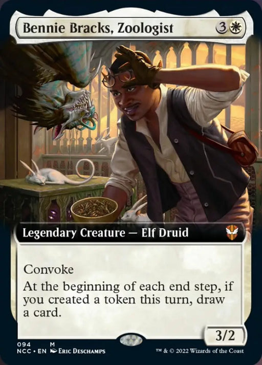 Bennie Bracks Zoologist (Extended Art) [Streets of New Capenna Commander] - MTG Single