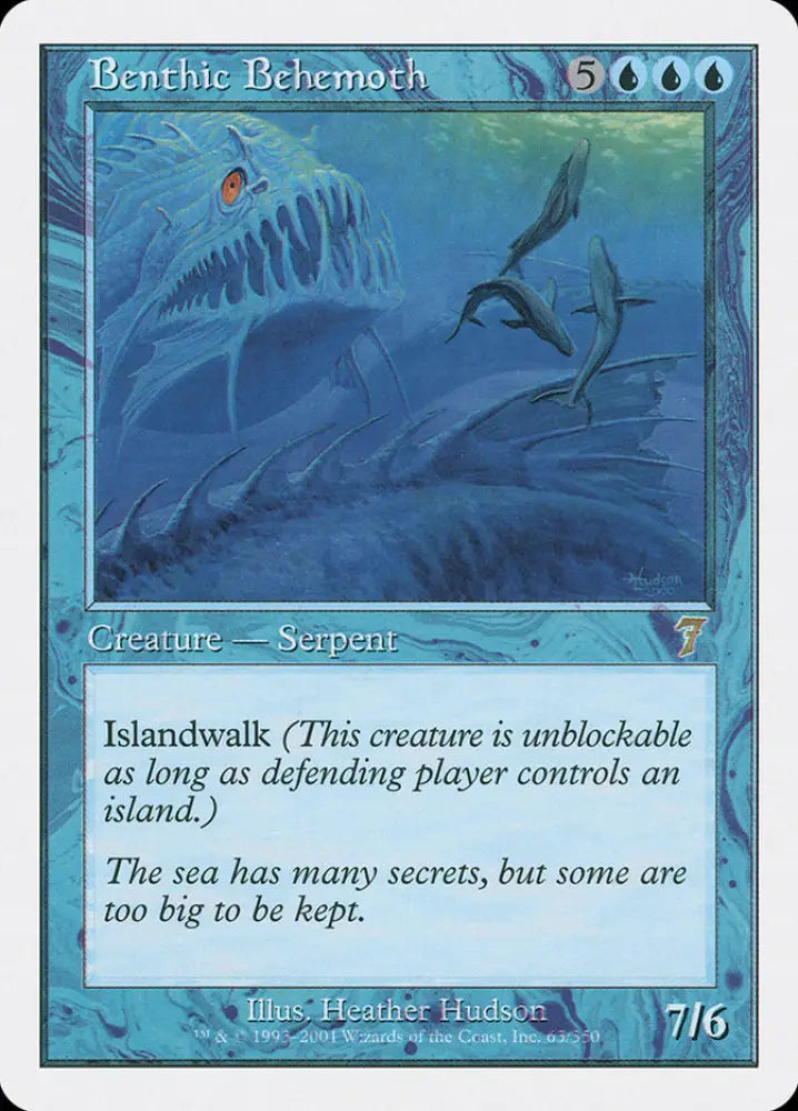 Benthic Behemoth [Seventh Edition] - MTG Single
