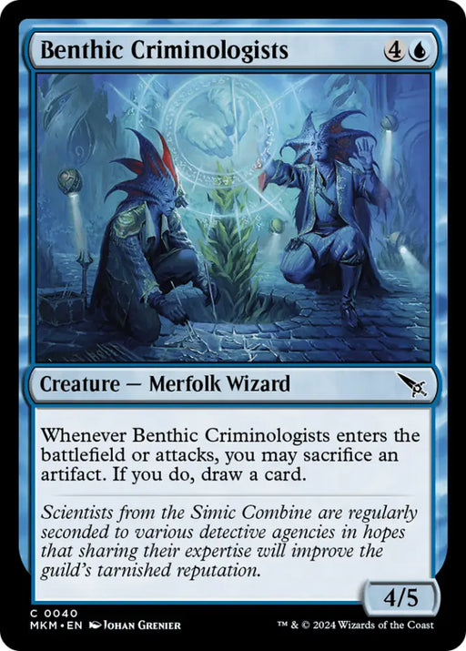Benthic Criminologists [Murders at Karlov Manor] - MTG Single