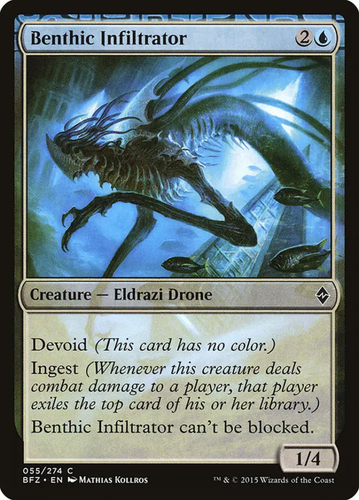 Benthic Infiltrator [Battle for Zendikar] - MTG Single