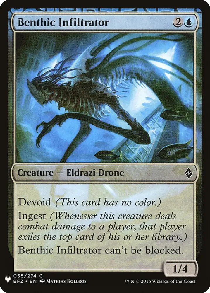 Benthic Infiltrator [Mystery Booster] - MTG Single