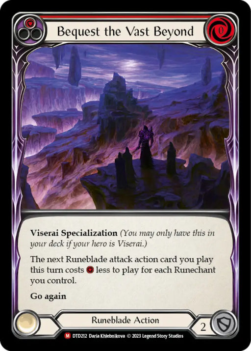 Bequest the Vast Beyond [Dusk Till Dawn] Rainbow Foil - Flesh And Blood Single