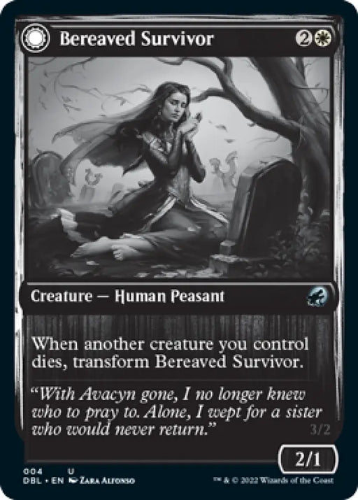 Bereaved Survivor // Dauntless Avenger [Innistrad: Double Feature] - MTG Single