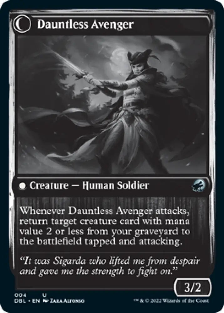 Bereaved Survivor // Dauntless Avenger [Innistrad: Double Feature] - MTG Single