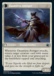 Bereaved Survivor // Dauntless Avenger [Innistrad: Midnight Hunt] - MTG Single