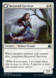 Bereaved Survivor // Dauntless Avenger [Innistrad: Midnight Hunt] - MTG Single