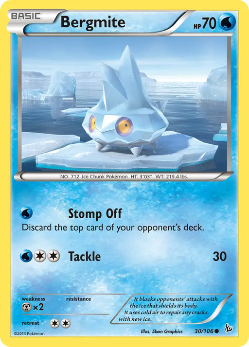 Bergmite (30/106) [XY: Flashfire] - Pokemon Single