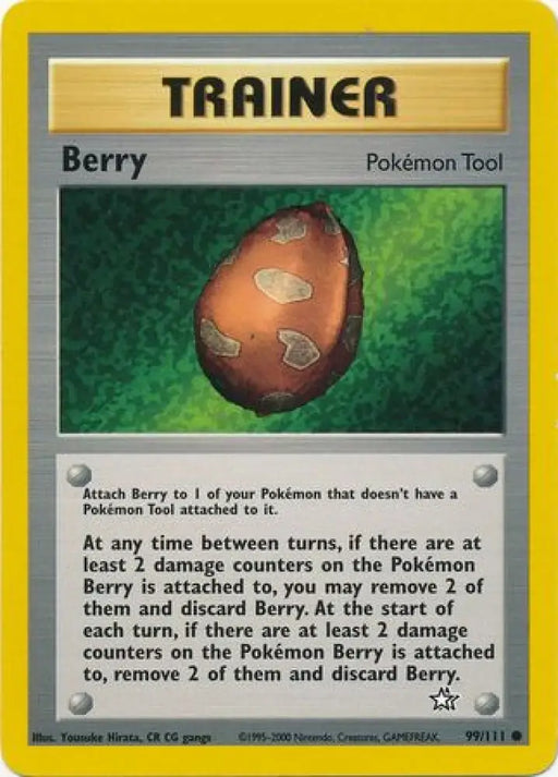 Berry (99/111) [Neo Genesis Unlimited] - Pokemon Single