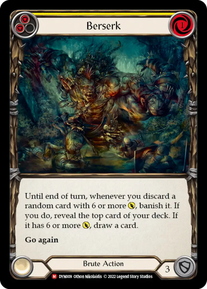 Berserk [Dynasty] Rainbow Foil - Flesh And Blood Single