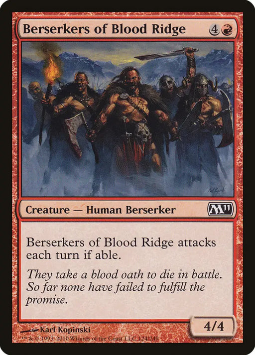 Berserkers of Blood Ridge [Magic 2011] - MTG Single